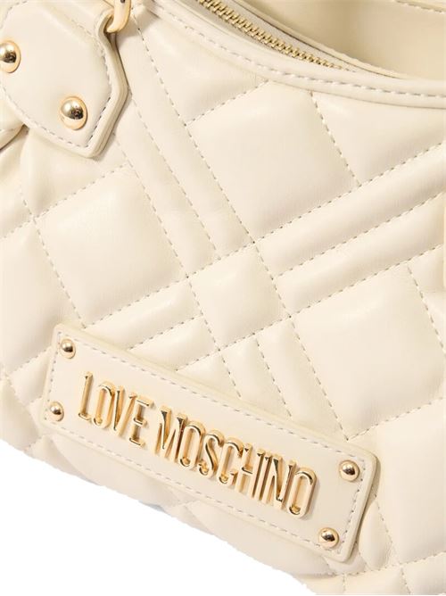 BORSA QUILTED PU AVORIO LOVE MOSCHINO | JC4151PP1MLA0/110